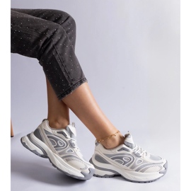 D/CEO Baskets de sport grises pour femmes de Limon 2