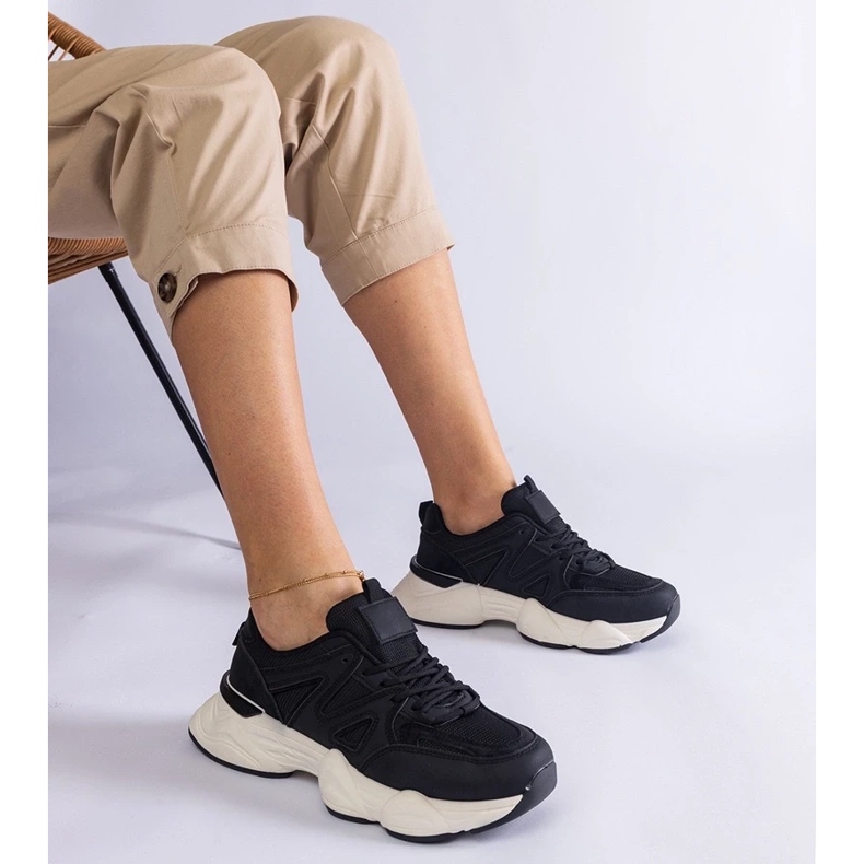 D/CEO Baskets sportives noires Femmes Imperio 1