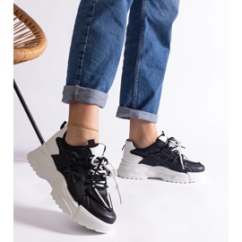 D/CEO Baskets de sport noires pour femmes Alva 2