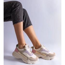 D/CEO Baskets multicolores avec empiècements pailletés Clorinda 2