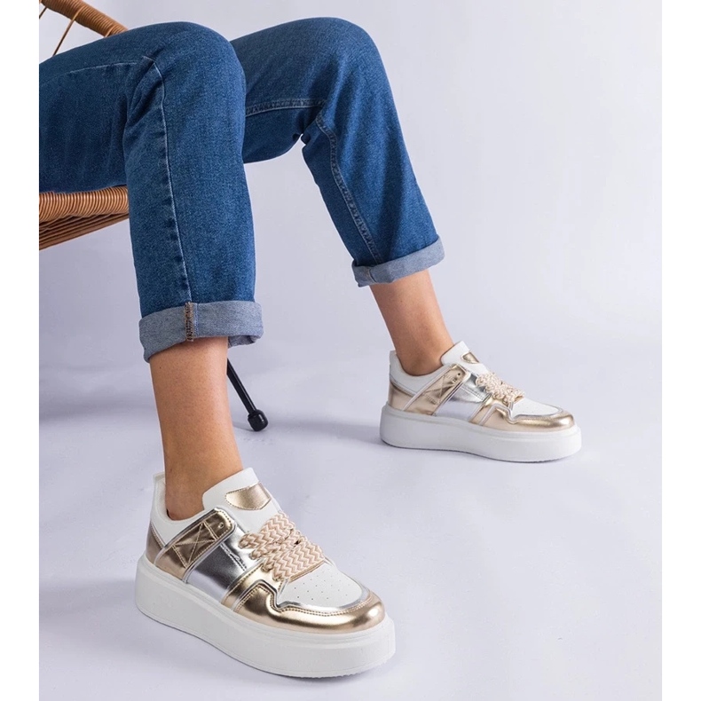 D/CEO Baskets dorées avec inserts en argent Kimberly d'or 1