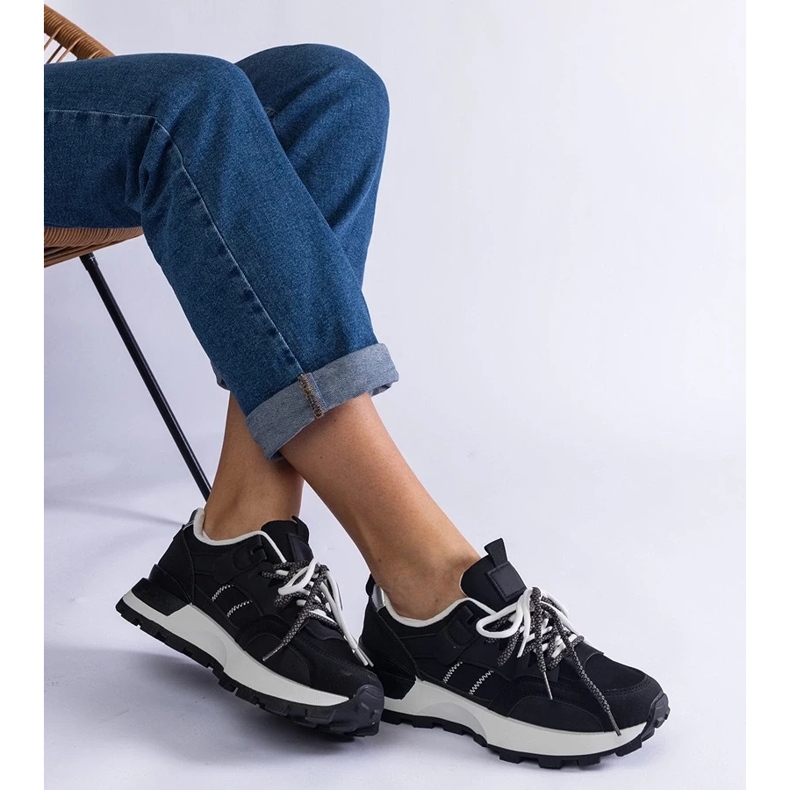 D/CEO Black Sports Femme's Sneakers Adali 2