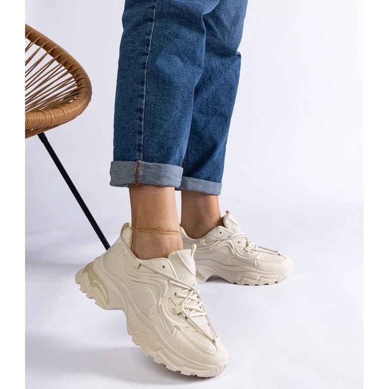 D/CEO Baskets de sport femme beiges Urena 2