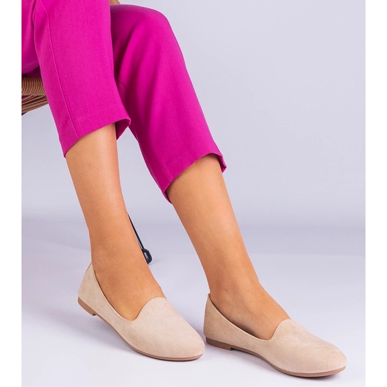 D/CEO Ballerines classiques beige d'Ekozamsz Valensia 1