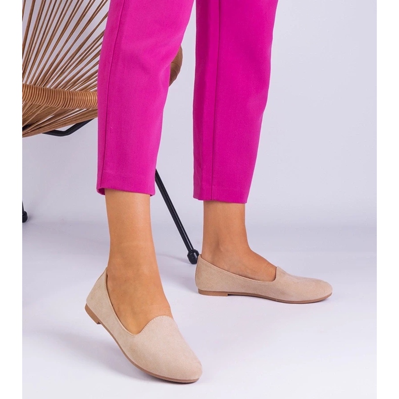 D/CEO Ballerines classiques beige d'Ekozamsz Valensia 2 D/CEO Ballerines classiques beige d'Ekozamsz Valensia 2