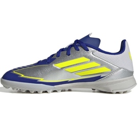 Adidas F50 League Messi TF IH0925 Chaussures en bleu argenté 1 Adidas F50 League Messi TF IH0925 Chaussures en bleu argenté 1