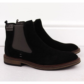 Bottes de jodhpur masculines de Big Star int2047 le noir 1