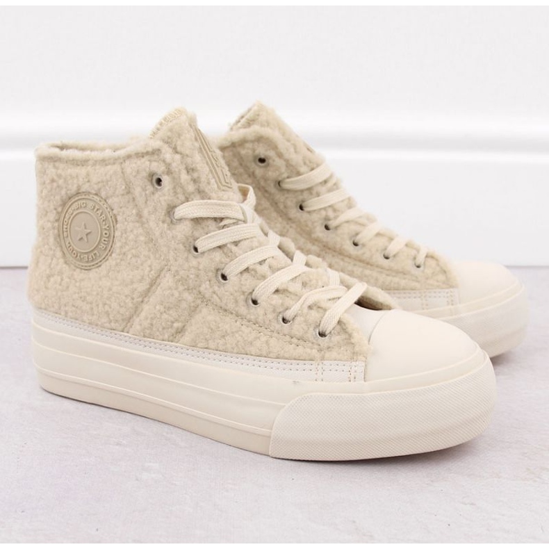 Big Star Int2050b Sneakers isolés beige 1