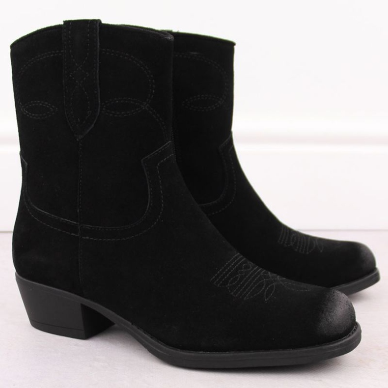 Bottes pour femmes Sergio Leone SK456a Black le noir 1