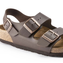 Sandales masculines Birkenstock Milano BS 0034701 Brown brun 2
