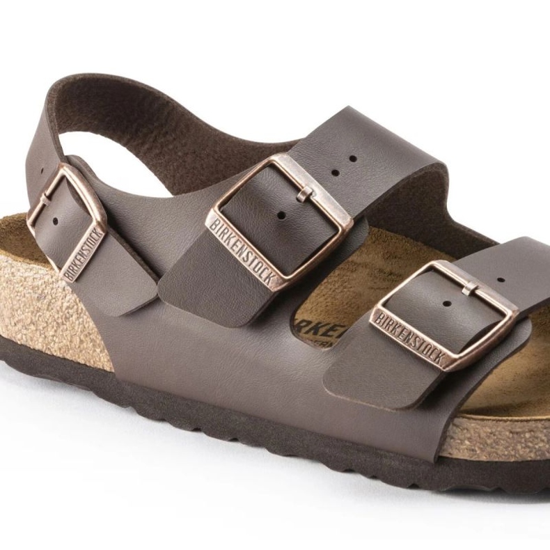 Sandales masculines Birkenstock Milano BS 0034701 Brown brun 2