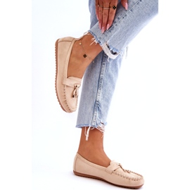 Seastar Mocassins beige en daim féminin 3
