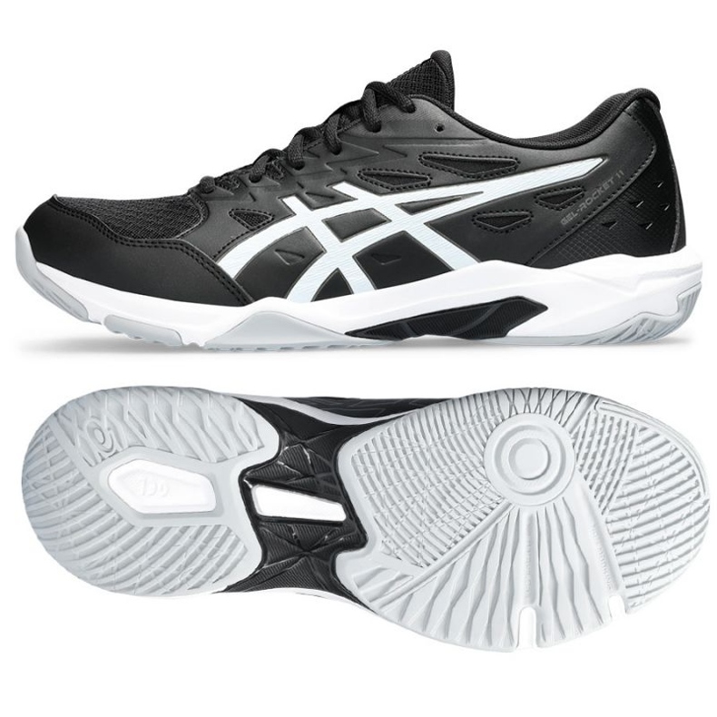 Chaussures Asics Gel-Rocket 11 1071A091-002 le noir le noir 1