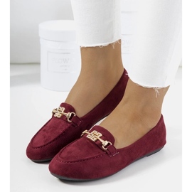 D/CEO Mocassins bordeaux à boucle Cardoso rouge 1 D/CEO Mocassins bordeaux à boucle Cardoso rouge 1