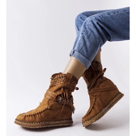 D/CEO Bottes compensées marron de Beausoleil 2