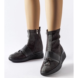 D/CEO Bottines chaussettes grises de Colonnata 1
