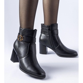 D/CEO Bottines Muscoline isolées noires le noir 2 D/CEO Bottines Muscoline isolées noires le noir 2