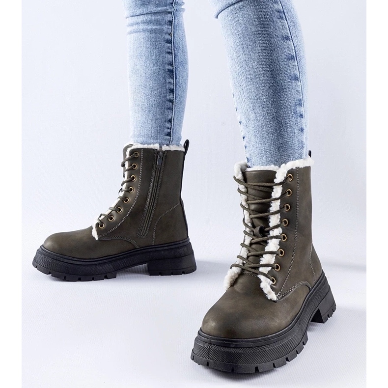 D/CEO Bottes isolées vertes de Tadasuni 1