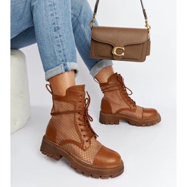 D/CEO Bottines Waldeck marron transparentes brun 1