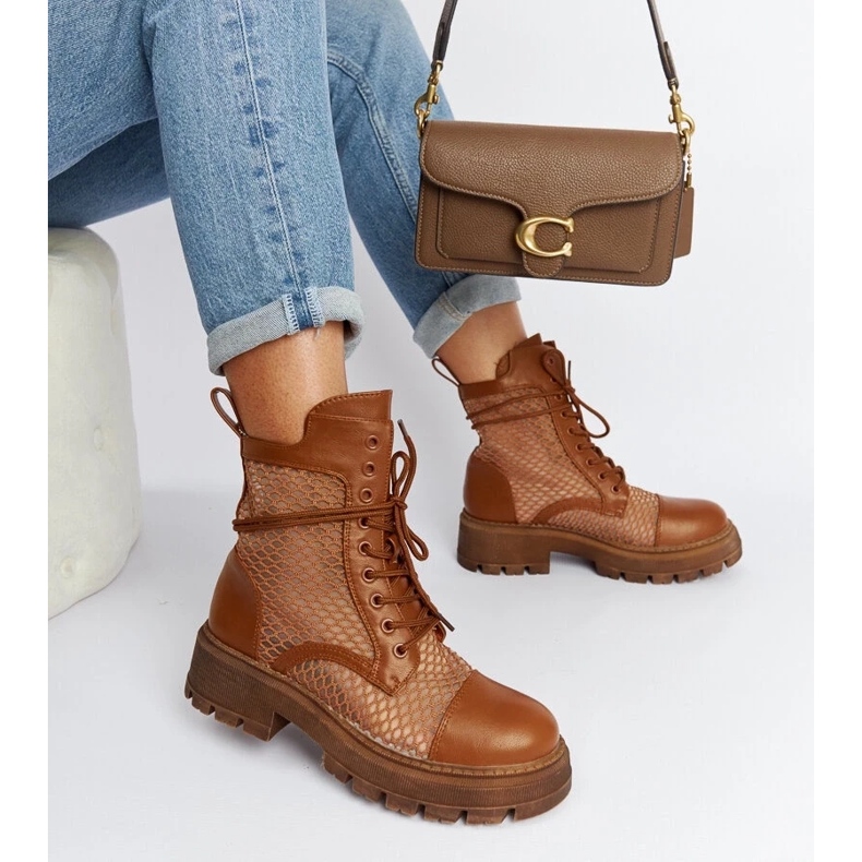 D/CEO Bottines Waldeck marron transparentes brun 1