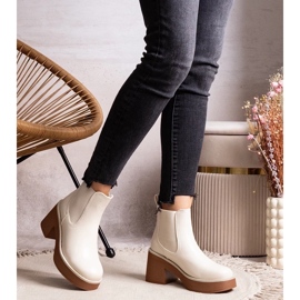 D/CEO Bottines beiges de Lidea 1