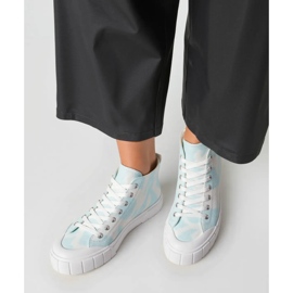 Baskets bleues pour femmes 1