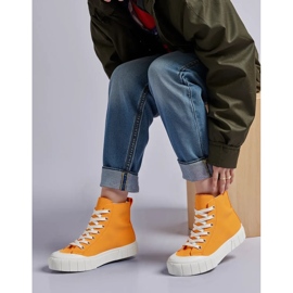 Baskets orange arvel pour femmes 1