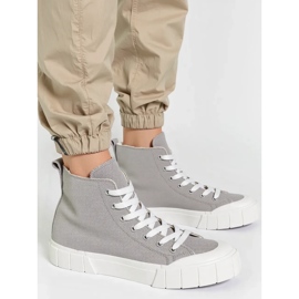 Baskets gris Arvel pour femmes 2