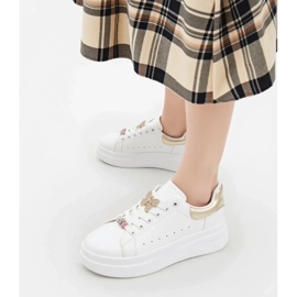 Sneakers pour femmes Azora Gold doré 1