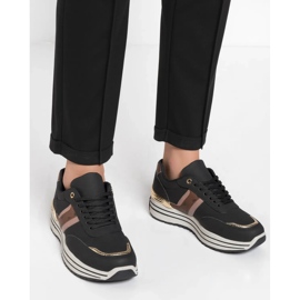 Baskets noires Veloxa pour femmes 2