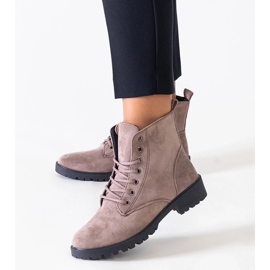 D/CEO Bottes de travail en éco-daim marron sur la plateforme Barosa brun 2 D/CEO Bottes de travail en éco-daim marron sur la plateforme Barosa brun 2