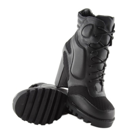 Bottes noires à talons hauts 9132 noir le noir 2