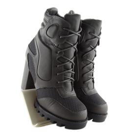 Bottes à talons hauts Gris 9132 Gris 1