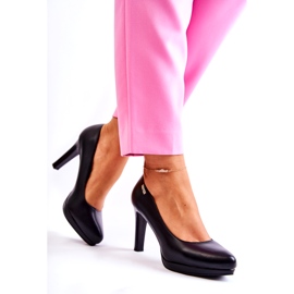 Sergio Leone Pompes classiques pour femmes sur la plate-forme noire 2