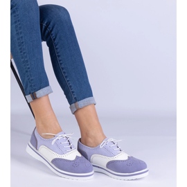 Chaussures d'Oxford classiques violet 3