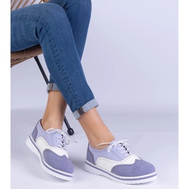 Chaussures d'Oxford classiques violet 2