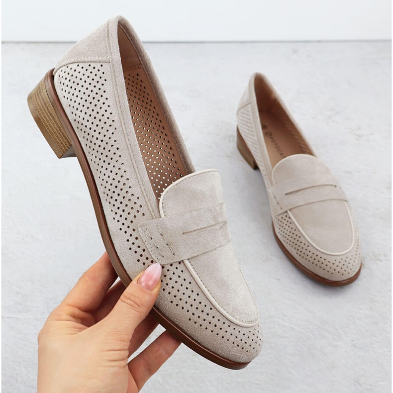 Chaussures ouvertes de Lords, beige Potocki SZ12585 1