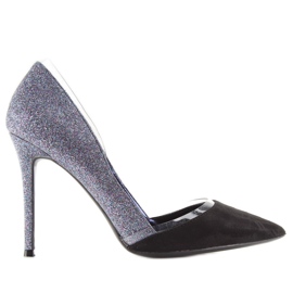 Épingles à paillettes argentées 5127 bleu le noir gris 5