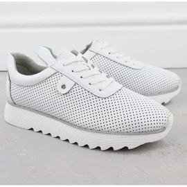 S.Barski Chaussures sur la plateforme S. Barski LR51-629 Blanc 2