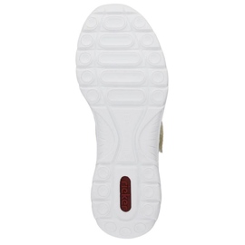 Chaussures ajourées confortables Rieker W RKR575A, beige 15