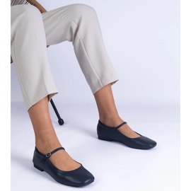 Ballerines d'éco classiques de la Marine bleu 1