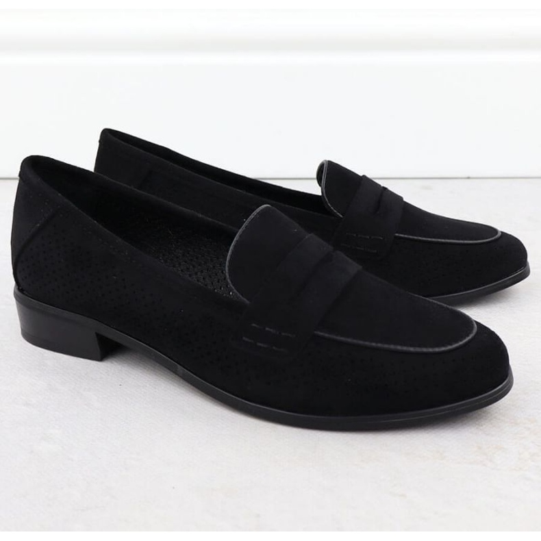 Lords Potocki Suede Shoes SZ12585 Black le noir 2 Lords Potocki Suede Shoes SZ12585 Black le noir 2