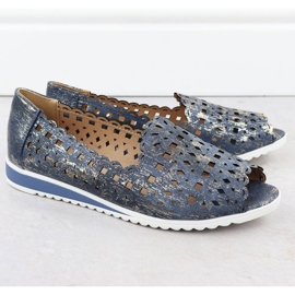 Jezzi Outils ouverts Chaussures ouvertes Jekeszi135-1 bleu 2