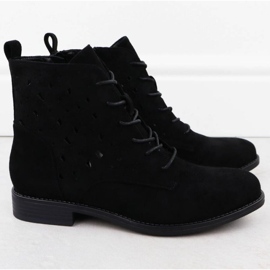 Bots S.Barski Hy51-136 Bottes noires le noir 2
