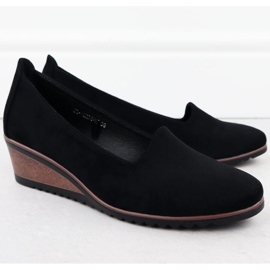 Chaussures pour un coin Potocki SZ12276 noir le noir 2