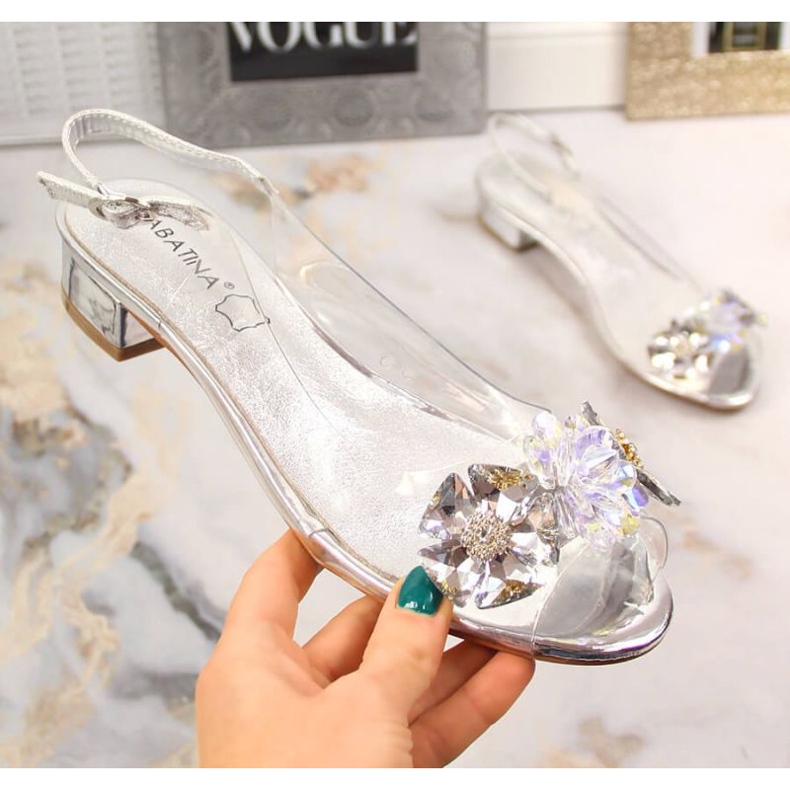 Sabatina SAB126A Sandales Tansparenty argent 1 Sabatina SAB126A Sandales Tansparenty argent 1