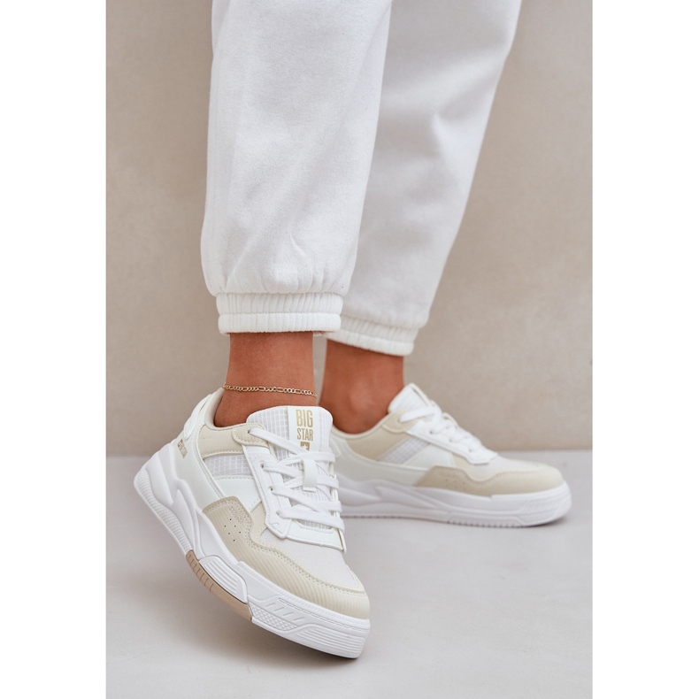 Sneakers sur la plate-forme Big Star OO274A155 blanc 2