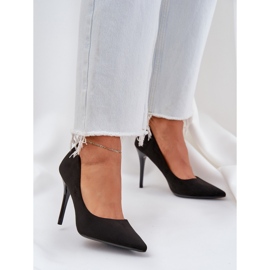 Écoles Eco classiques en daim noir le noir 2