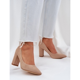 Pumps pour femmes sur le poste de sueur Eco Supreme beige 2