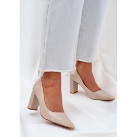 Seastar Des pompes peintes sur la barre talons beige 2